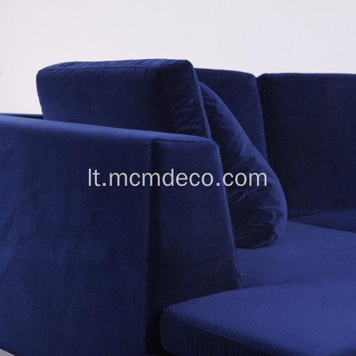 Šiuolaikinė audinio Charleso kampinė sofa